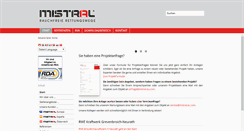 Desktop Screenshot of mistral-gmbh.com
