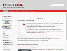 Tablet Screenshot of mistral-gmbh.com